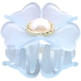 thumbnail image 1 of Jelly Girls Couleurs Translucide Fleur Cheveux Griffes Femmes Mignon Clips Cheveux Forme Clip Cheveux Courts Clips pour les Femmes Clips Cheveux (Couleur, A), 1 of 3