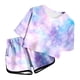 thumbnail image 3 of Conjunto de verano para niña REDARER con efecto tie-dye: top de manga corta con bolsillo y pantalones cortos casuales, ropa ligera y cómoda, para tallas 9-10 años., 3 of 4