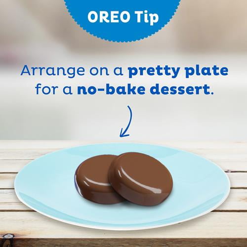 Oreo Fudge Covered Chocolate Sandwich Cookies, 7.9 Oz - Pack Of 3 & Lotus Biscoff Cookie - 0.2 Oz - 1 ct
