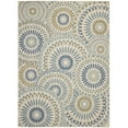 thumbnail image 4 of SAFAVIEH Veranda Petra Geometric Indoor/Outdoor Area Rug, 2'7" x 5', Cream/Green, 4 of 10