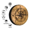 thumbnail image 5 of Custom Compass Rose And World Map Spare Tire Cover for RV SUV 4WD 4x4 l Adventure Car Wheel Protector Covers, 5 of 5