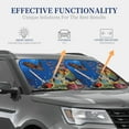 thumbnail image 4 of Haiem Colorful Coral Reef Windshield Sun Shade: Universal Foldable 2-Piece Car Front Window Sunshade - Blocks Uv Rays, And Reduces Heat,Essential Car Accessory Small, 4 of 7