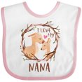 thumbnail image 3 of Inktastic I Love My Nana Boys or Girls Baby Bib, 3 of 4