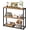 Brown, variant on TIQLAB Small Entryway Table, 29.5" Narrow Console Table with Shelves, Sofa Table, Couch Table, Side Table, Entry Table for Hallway, Living Room, Small Space, Black