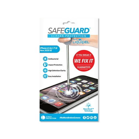 Liquipel - iPhone 6, 6s, 7, 8, SE, SE2, and SE3 Safeguard Lite Screen Protector