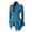 Sky Blue, variant on ICHUANYI Womens Fashion Long Sleeve Solid Jacket Coat Retro Lace Trim Button Up Vintage Irregular Tailcoat Outwear