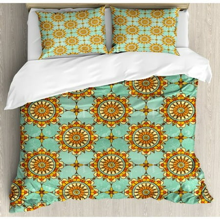 Ambesonne Moroccan Duvet Cover Set Walmart Com