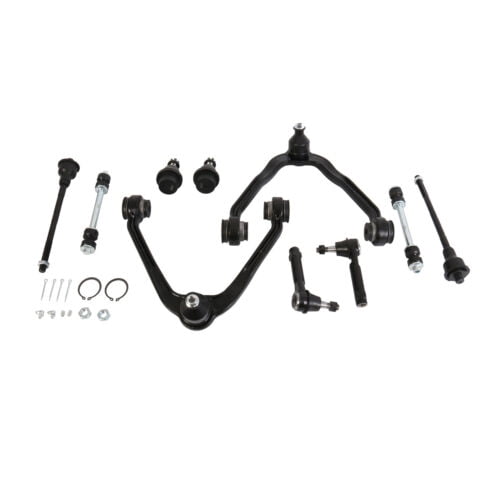 MOSTPLUS Front Upper Control Arms Tie Rod Kits for Chevy Silverado GMC Yukon Sierra 1500
