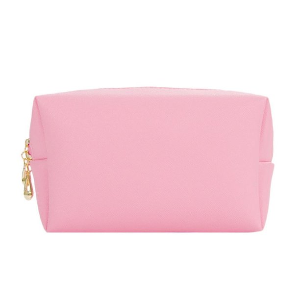Bolsa de viaje portátil para cosméticos, bolsa de cosméticos pequeña, portátil, para mujer, de PU, impermeable, bolsa de almacenamiento de cosméticos