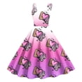 thumbnail image 1 of WILLBEST Robe de Soirée Formelle Sans Manches Longueur Genou Rétro Ligne A Évasée pour Femmes Saint-Valentin, 1 of 2