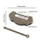thumbnail image 4 of Cerradura Antigua Con Patrón Retro, Candado En Forma De Lingote De Estilo Chino Para Cajones, Puertas De Armarios, Archivadores, Cajas De Joyería Noticed HA027448-02, 4 of 7