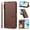 Brown, variant on Phone Case for Samsung Galaxy S24 / S25, Shockproof PU Leather Flip Wallet Case with 4 Card Slots Stand Magnetic Zipper Pocket Cover for Samsung Galaxy S24 / S25, Blue