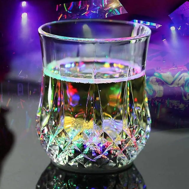 Led Automatic Flashing Cup Multi-color Light Up Mug Wine Beer Glass Whisky Drink Cup Bar Club Party Kitchen Christmas Decor