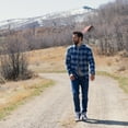 thumbnail image 6 of Free Country Men's Easywear Flannel Shirt Navy Plaid XXL, 6 of 6