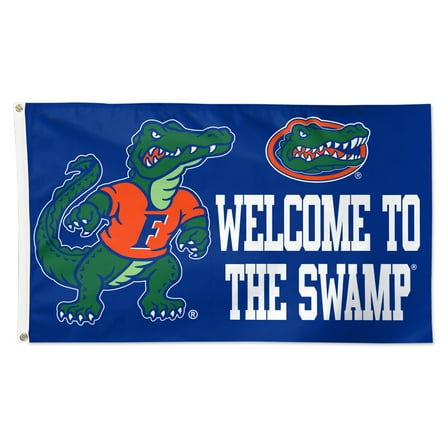 WinCraft Florida Gators 3' x 5' Single-Sided Deluxe Mascot Flag