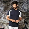 thumbnail image 3 of Just Cool Mens Contrast Cool Sports Plain T-Shirt, 3 of 5