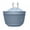 Blue, variant on JeashCHAT Hanging Planter, Plants Pot Flower Pot for Patio Porch Garden Balcony, Indoor and Outdoor Hanging Basket Planter with 2 Hooks, Window Box, Green