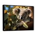 thumbnail image 2 of Designart "Koala Haven Australia painting II" Animals Floater Framed Canvas Wall Art, 2 of 7