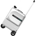 thumbnail image 3 of SE3miniT 20 Inch Electrical Riding On Suitcases Luggage Scooters Carry On Smart Luggage (Silver), 3 of 6