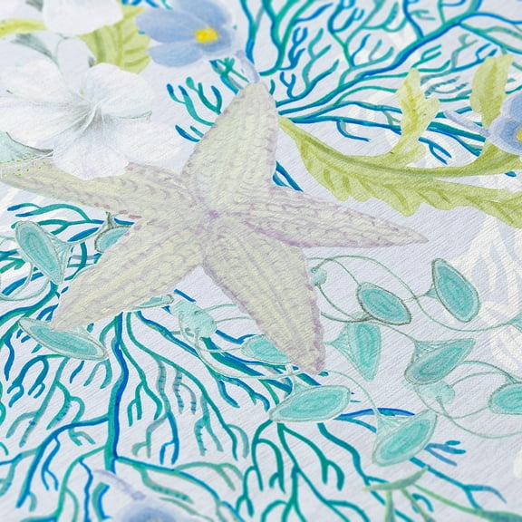 Surfside ASR31 Aqua Washable 10 ft x 14 ft Rug