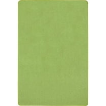 Just Kidding 4' x 6' area rug in color Lime Green