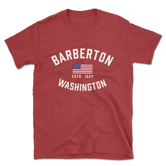 Barberton Washington Patriot Men's Cotton T-Shirt