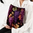 thumbnail image 6 of Grape Velvet Throw Covers Pillows with Unique Patterns - Set of 2 Decorative Pillow Inserts in 16x16, 18x18, 20x20 Inches for Home Decor and More, 6 of 6