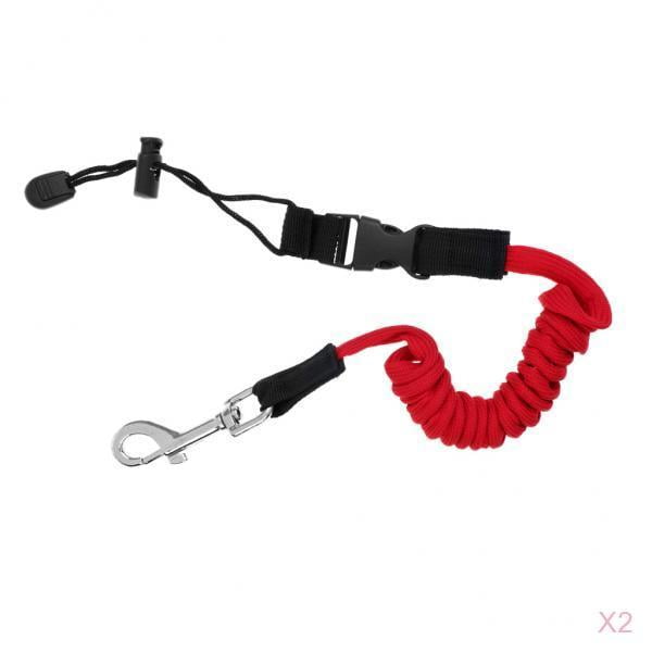 2 Piezas de Cuerda Segura de Material RPU Resistente de Kayak Avaras Sunnimix Verde Rojo