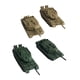 thumbnail image 3 of Kit de simulación de vehículos 4D 1/144 de 4 piezas para montar en casa o en la fiesta. Estilo B, 3 of 9