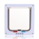 thumbnail image 4 of Puerta con solapa de seguridad para perros y gatos con cerradura de 4 vías, puerta para gatitos, cachorros, mascotas (blanco L) Ndcxsfigh Para estrenar, 4 of 8