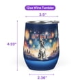 thumbnail image 5 of Happy New Year with Great Dane Fireworks Holiday Xmas Winter 2025 12oz Stainless Steel Wine Tumbler Insulated Cup with Lid Danes Dog Lover Gifts - 00025, 5 of 5