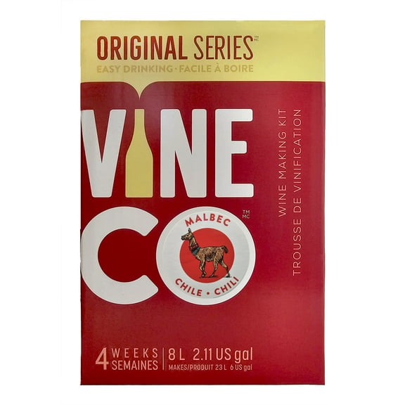 VineCo Original Series Chilean Malbec Wine Making Ingredient Kit