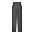 thumbnail image 6 of ABATAB Work Pants for Women Lightweight Casual Dress Pants usiness Straight Leg Office Pull on Slacks Trousers with Pockets, 6 of 6