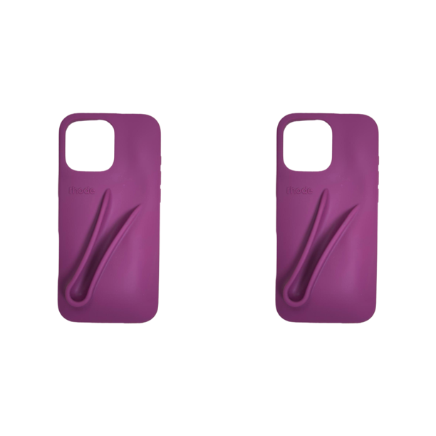 Case Gloss Lip para 16 Lipstick Soft Silicone Cover () Purple