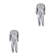 thumbnail image 1 of Yuarrent Fitness Sauna Suit Ejercicio Gimnasio Inicio Sudadera con capucha Pantalones Amarillo M Amarillo METRO 2piezas, 1 of 1