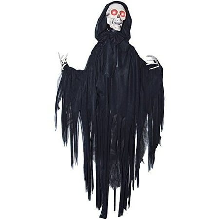 Head Dropping Black Reaper Halloween Decoration