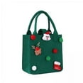thumbnail image 1 of 2xBolsas De Mano Navideñas Bolsa Creativa De Regalos Navideños Para La Fiesta Del Festival De Año Nuevo S Verde, 1 of 8