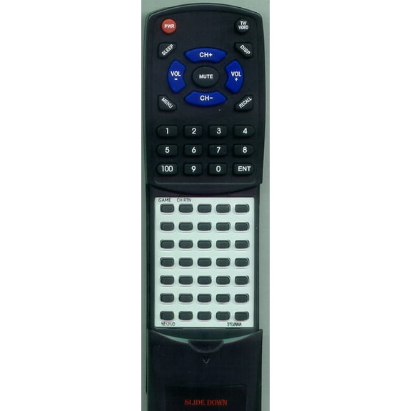 Replacement Remote for SYLVANIA NE121UD, RTNE121UD, 6427TFY, 6419TEY, 6413TEY, SST4273, 6419TG, WFS20M4, 6413TEA, ST419E, SST4274