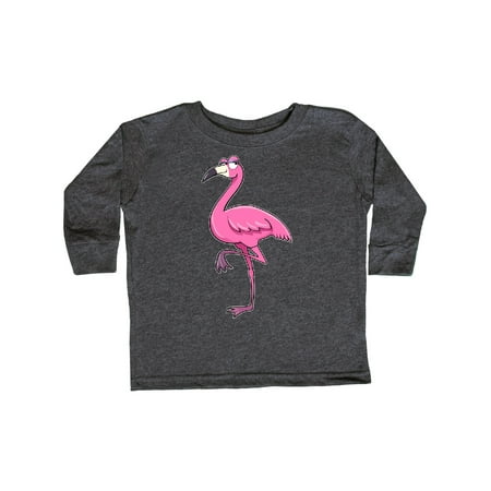 

Inktastic Ladylike Flamingo Gift Toddler Boy or Toddler Girl Long Sleeve T-Shirt