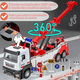 thumbnail image 3 of Grúa De Ingeniería De Aleaciones Para Niños Con Luz Coche De Juguete De Aleación Xtellar blanco, 3 of 4