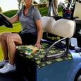 thumbnail image 3 of Yuyamidu Green Leaves Seat Covers for Golf Cart Seat Towel Rainbow Golf Cart Covers 2 Passenger Golf Cart Seat Covers St. Patrick's Day Golf Cart Seat Towel Blanket, 3 of 5