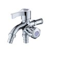 thumbnail image 1 of Bathroom Sink Mixer 4-point Interface Double Head Brass Water Valve Kitchen Mixer Tap, 1 of 7