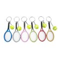 thumbnail image 1 of EeaseMX 6 llaveros de raqueta de tenis, delicados, para bolso, bolso, colgante, adorno colgante, regalo creativo (dorado, plateado, morado, verde, rojo y azul), 1 of 7