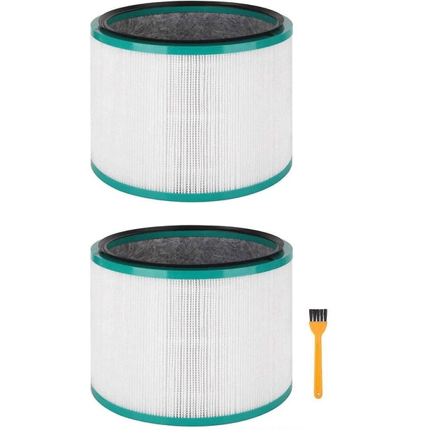 Paquete de 2 filtros Hepa de repuesto para Pure Cool Link Dp01, Dp02 y Pure Hot + Cool Link Hp01, Hp0