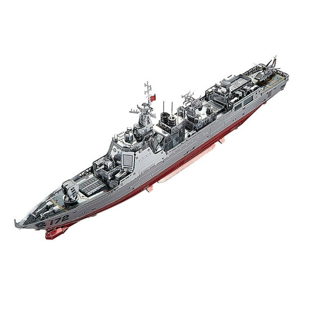 Rompecabezas 3D de metal CUTICAT Modelo de barco 1/1000 Kits de construcción de barcos