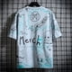 thumbnail image 5 of Camisetas de anime con alfabeto para hombre, camisetas de hip hop para hombre, camisetas de verano de Katoen Yellow Rock, ropa vintage, talla 5xl, originales y elegantes, 5 of 5