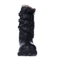 thumbnail image 2 of Womens Weatherproof Mikayla Mid Calf Buckle Shearling Lined Winter Boots - Black, 2 of 6