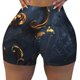 thumbnail image 2 of Fotbe Elegant Gold Scrollwork Shorts Sin Costuras – Shorts Deportivos de Cintura Alta para Mujer, Elásticos para Gimnasio, Yoga, Running o Ciclismo-Medium, 2 of 8