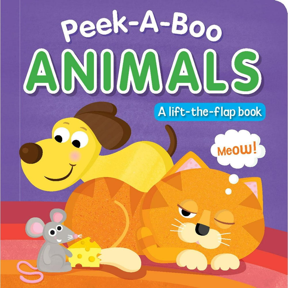 Peek-A-Boo Animals: A Lift-The-Flap Book (Board Book) - Walmart.com