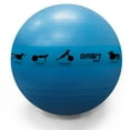 thumbnail image 1 of Prism Fitness 75cm/28in Smart Self-Guided Stability Exercise Medicine Ball, Blue, 1 of 6